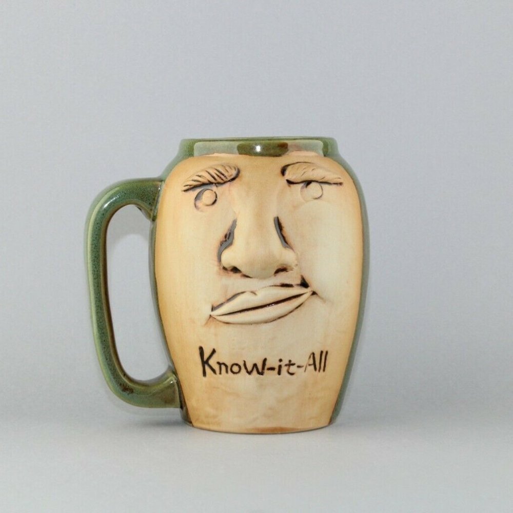 About Face Designs "Know It All" Booty Jugs Mug